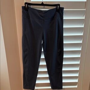 Vineyard Vines Performance Heathered navy Leggings Sz L